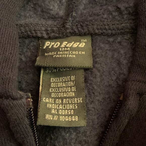 PRO EDGE Unisex Kids “West Virginia” Zip Up Sweatshirt Hoodie / Size: 12 Months - Picture 3 of 8